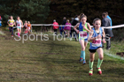 Girls under-13s National Cross Country Relay, Berry Hill Park, Mansfield. Photo:  David T. Hewitson/Sports for All Pics